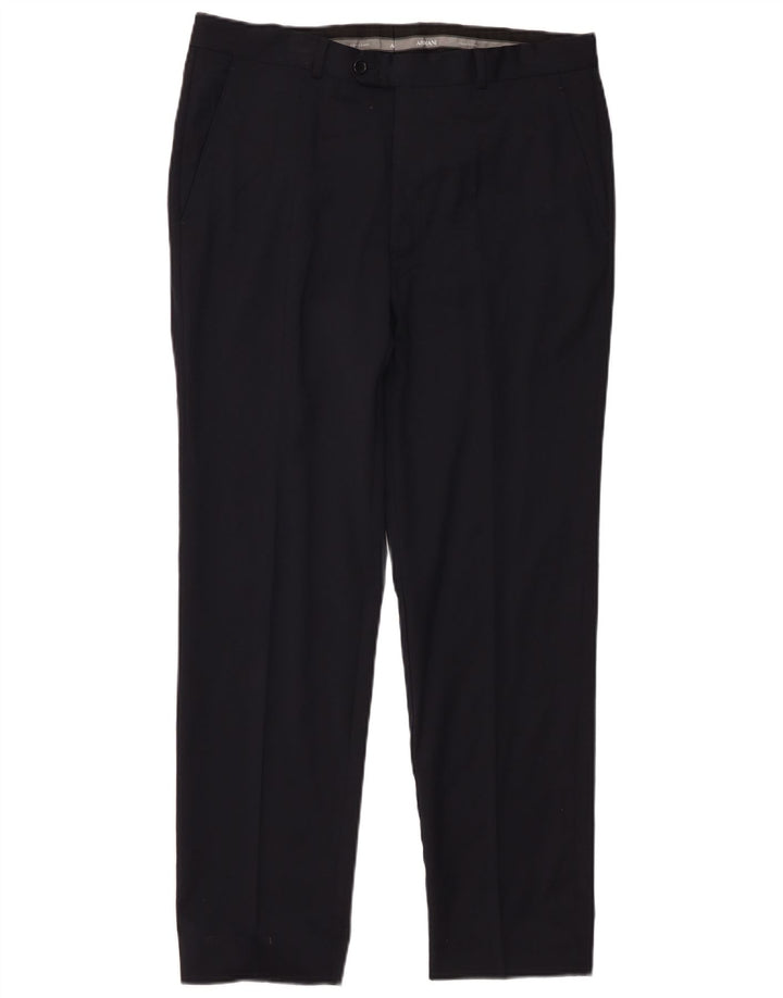 Armani Calça masculina reta W34 L28 preta