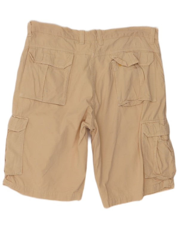Carrera Mens Cargo Shorts W40 XL Algodão Bege