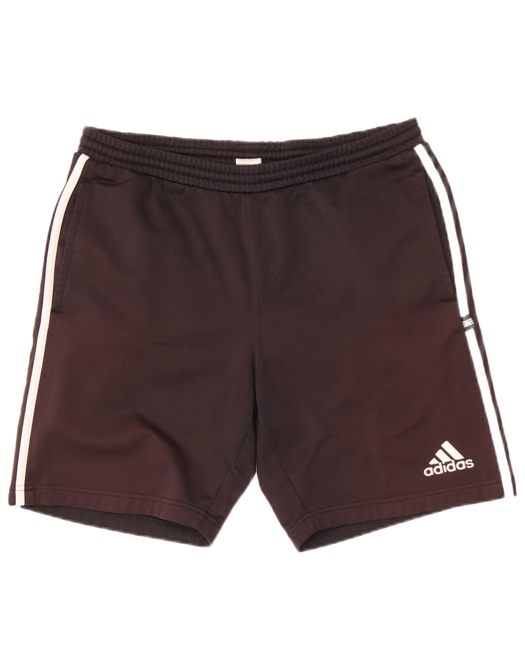Shorts esportivos masculinos Adidas médio preto poliéster
