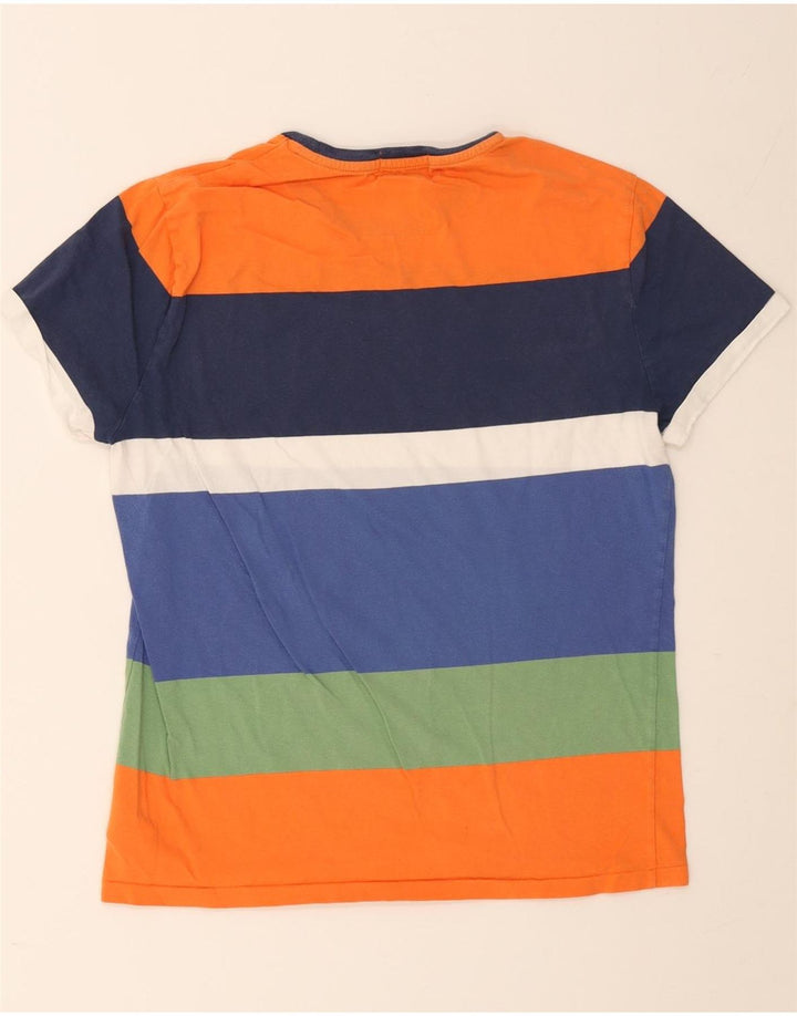 Camiseta masculina Polo Ralph Lauren grande listrada multicolorida