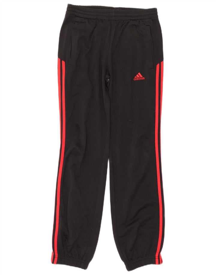 Adidas meninos calças de treino joggers 13-14 anos preto poliéster