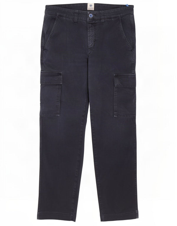 Calça cargo reta masculina North Sails IT 48 médio W32 L30 azul marinho