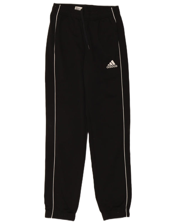 ADIDAS Calças de treino femininas Joggers UK 6 XS Preto Poliéster