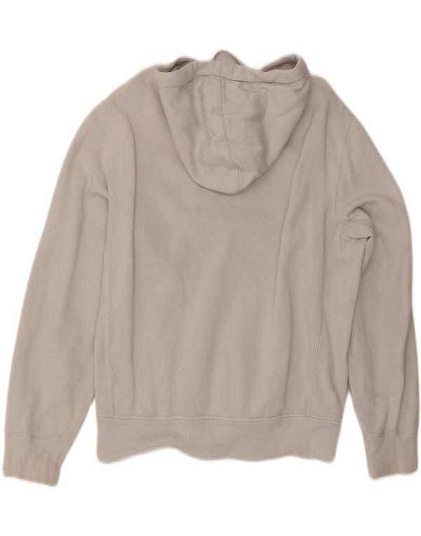 Polo Ralph Lauren Suéter masculino com capuz e zíper grande algodão branco