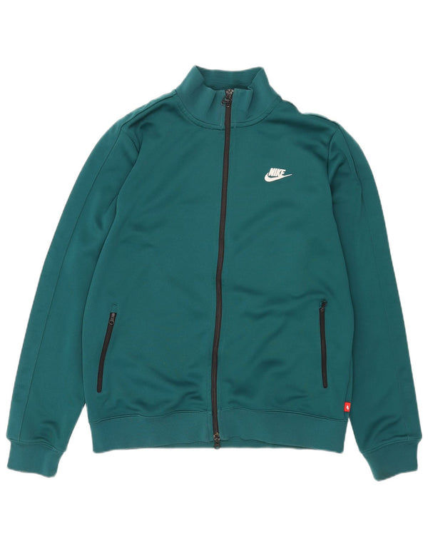 Nike Mens Treino Top Jaqueta Grande Poliéster Verde