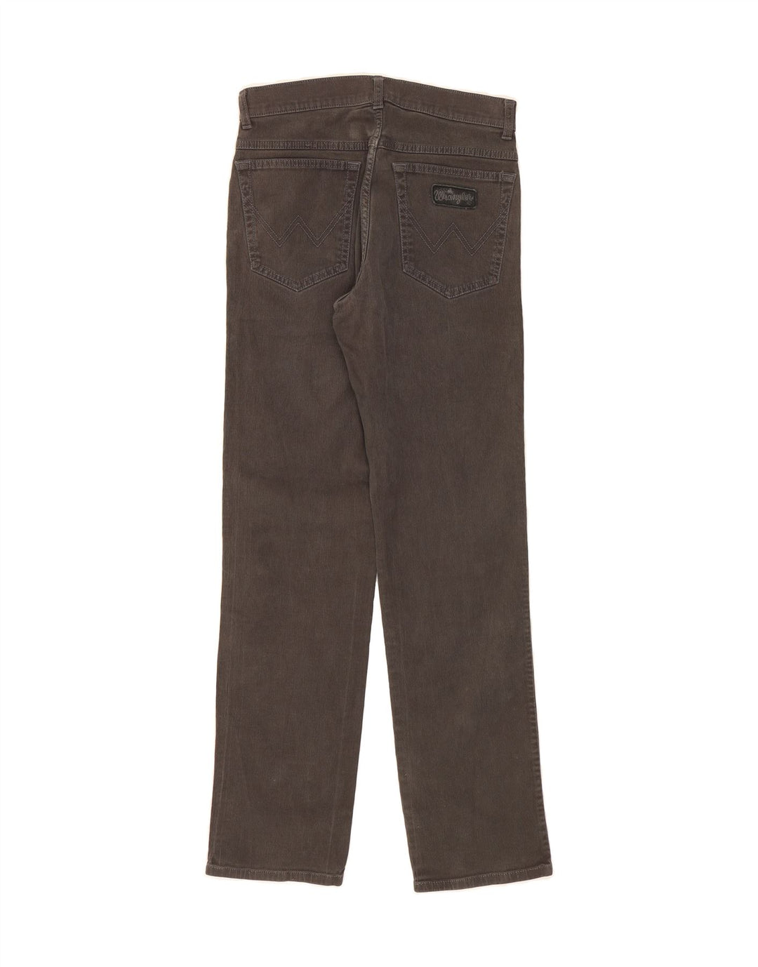 WRANGLER Mens Texas Stretch Straight Casual Trousers W31 L32 Grey Cotton Vintage Wrangler and Second-Hand Wrangler from Messina Hembry 