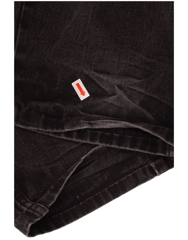 LEE Masculino Brooklyn Straight Jeans W34 L33 Cinza Algodão