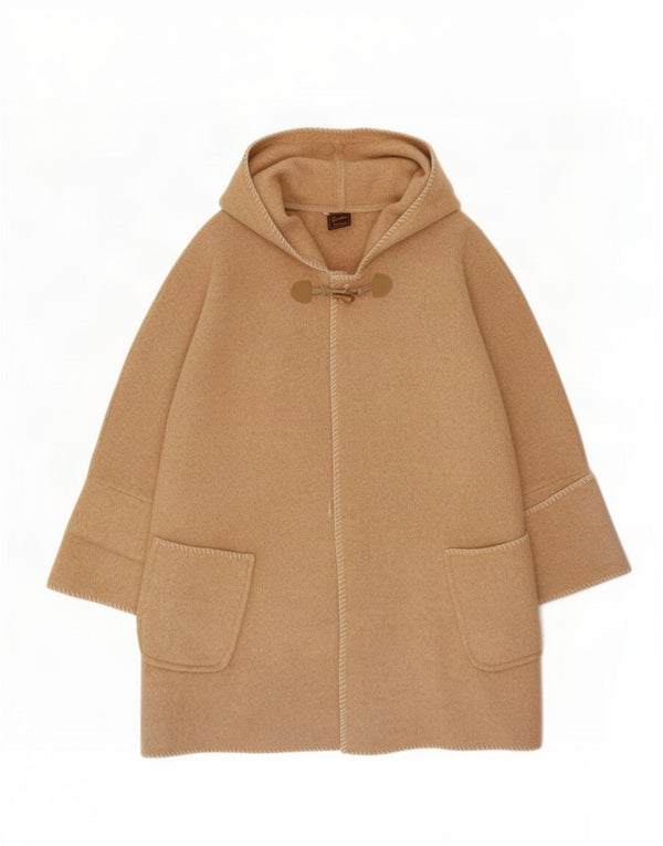 Casaco Poncho Vintage Feminino UK 14 Bege Médio