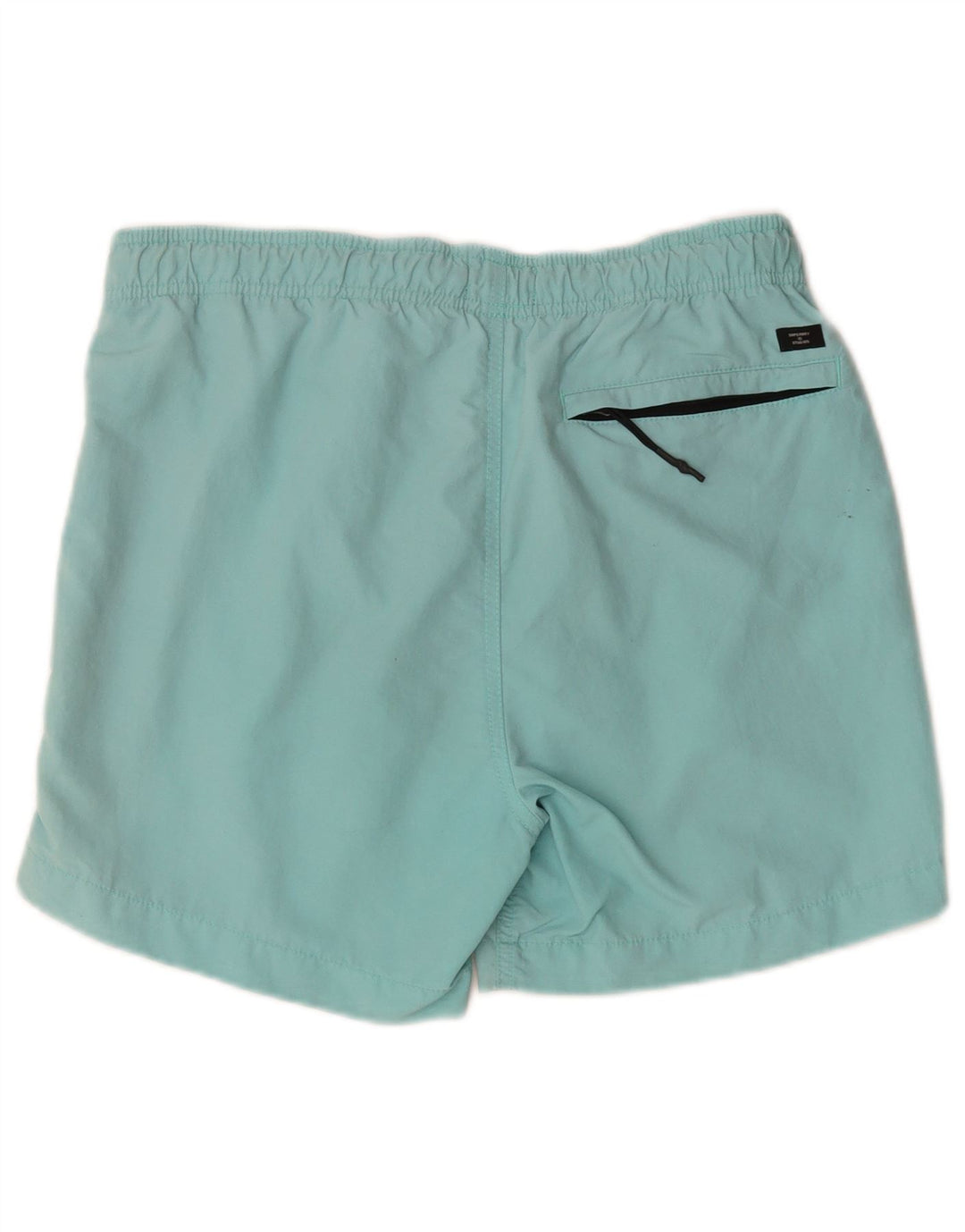 Shorts de natação masculino Superdry médio turquesa