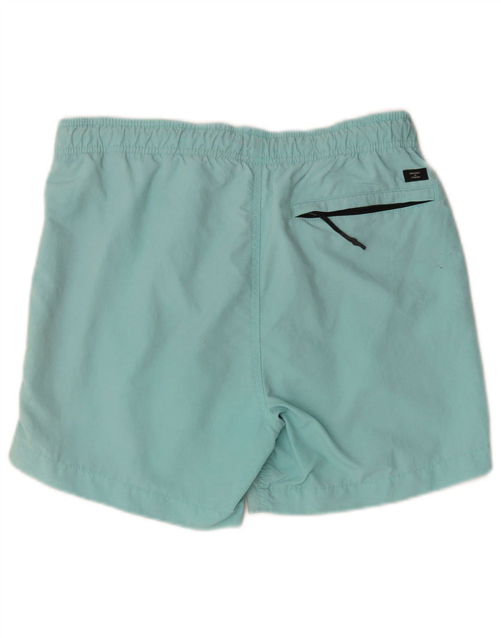 Shorts de natação masculino Superdry médio turquesa