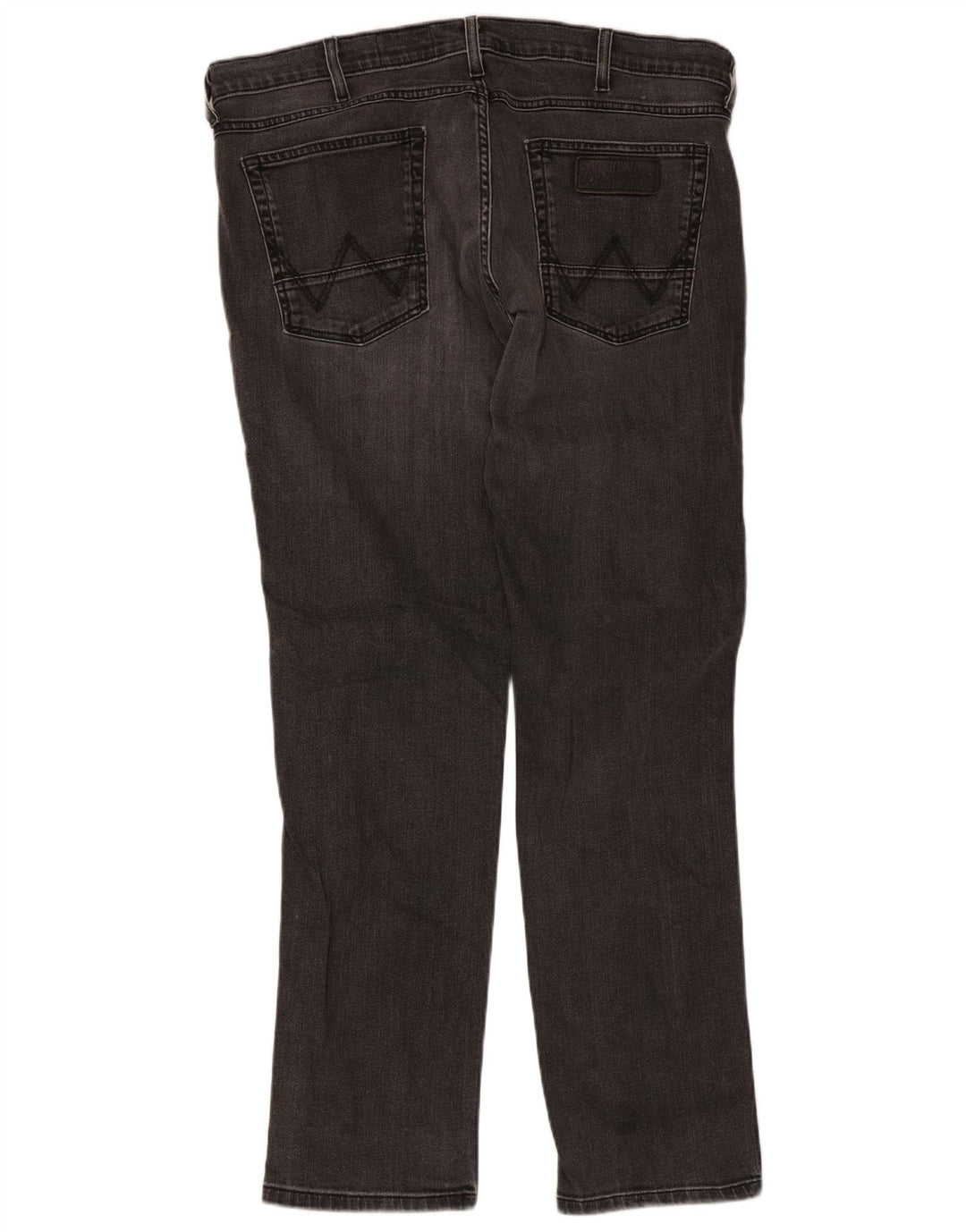 Wrangler Mens Slim Jeans W38 L32 Cinza Algodão