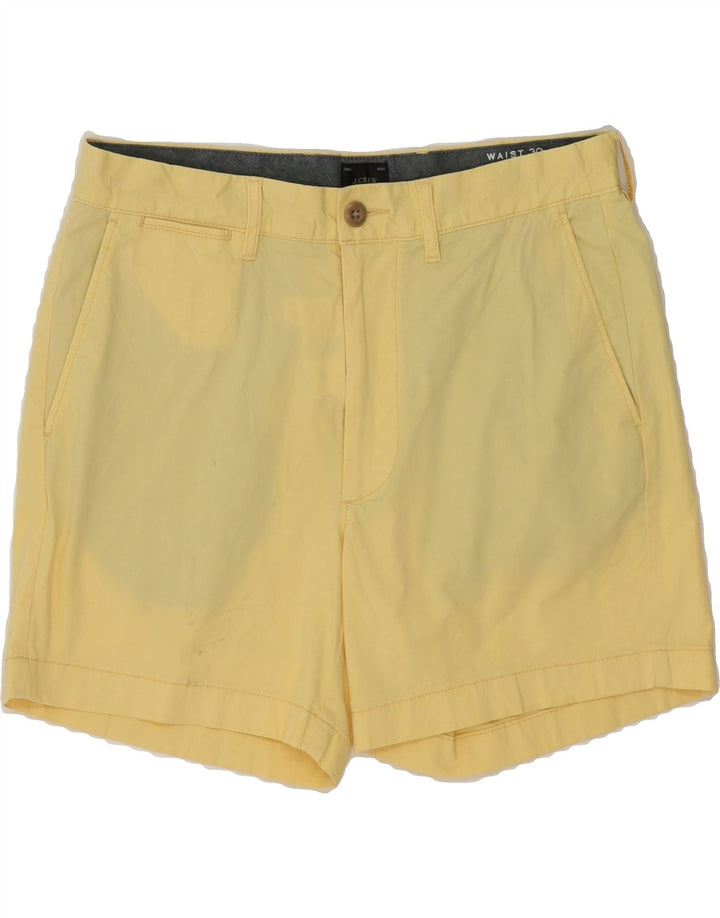J. CREW Womens Chino Shorts W30 Medium  Yellow Cotton Vintage J. Crew and Second-Hand J. Crew from Messina Hembry 