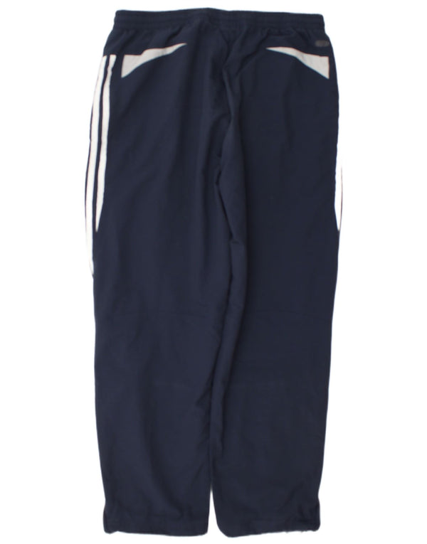 Calça de treino Adidas Mens Clima 365 Reino Unido 44/46 Grande Azul Marinho Poliéster