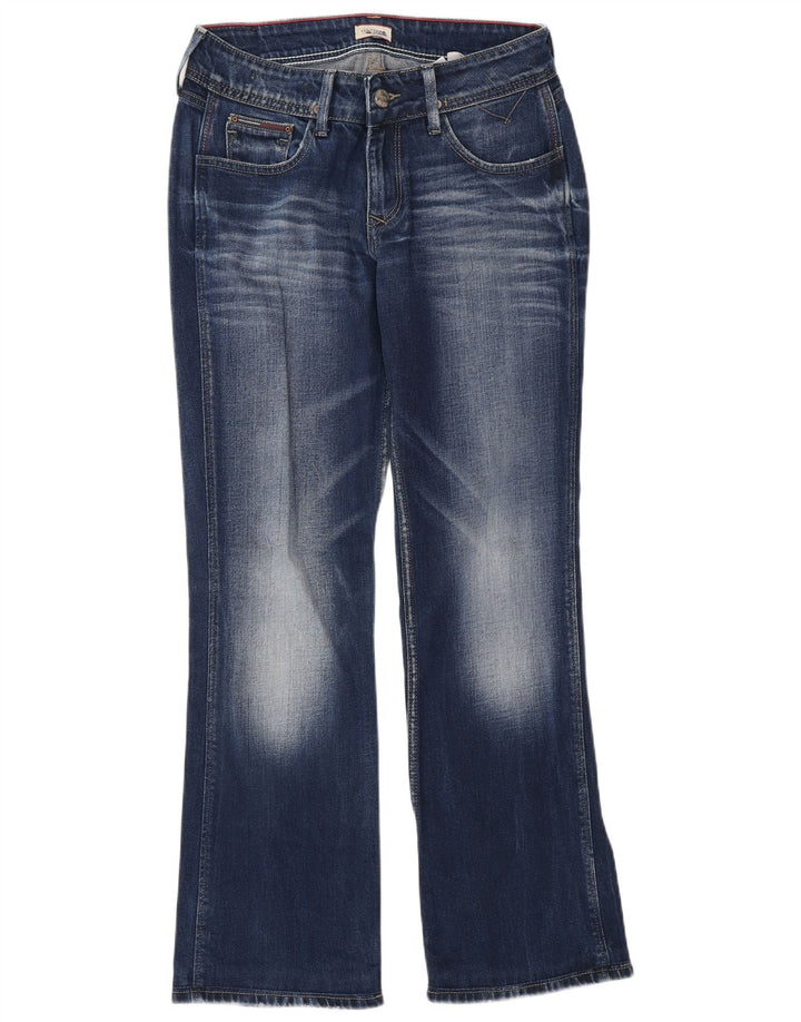 Jeans feminino Tommy Hilfiger Bootcut W28 L30 azul algodão