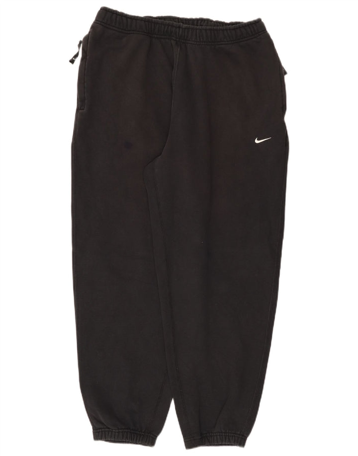 Calça de treino masculina Nike joggers grande algodão preto
