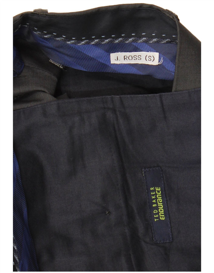 Calça masculina reta TED BAKER W34 L29 cinza