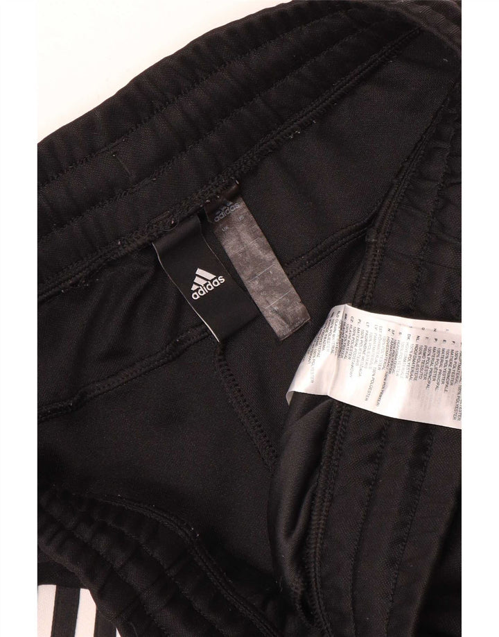 Leggings Adidas Femininas UK 16/18 Grande Preto Colorblock Poliéster