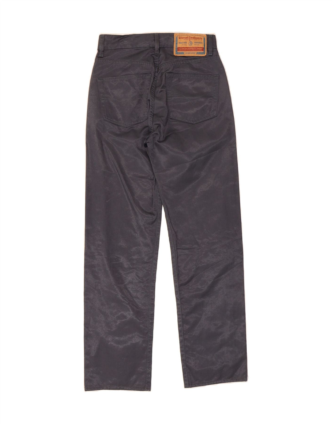 DIESEL Womens Straight Casual Trousers W28 L28 Grey Cotton Vintage Diesel and Second-Hand Diesel from Messina Hembry 