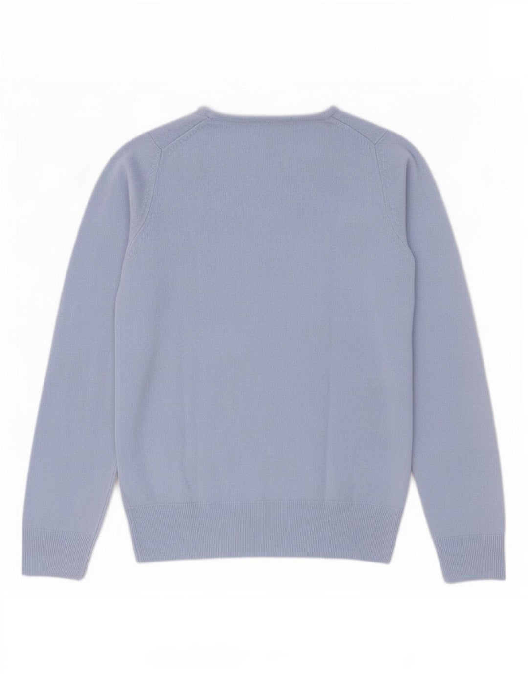 Suéter feminino Marks & Spencer com gola redonda Reino Unido 8 pequeno azul acrílico