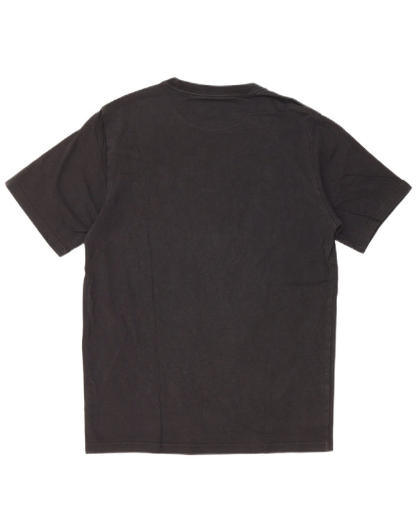 Converse Mens Graphic T-Shirt Top Pequeno Algodão Preto