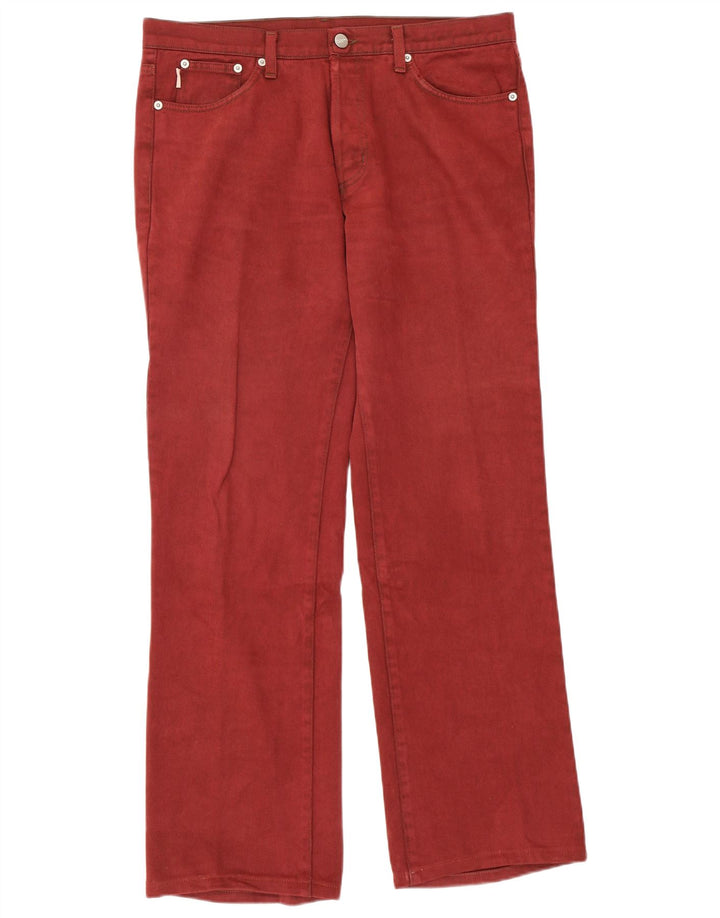 Jeans retos masculinos Iceberg W34 L31 Borgonha