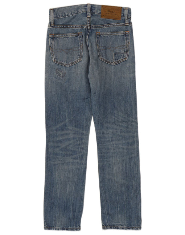 Polo Ralph Lauren Meninos Jeans retos desgastados 7-8 anos W24 L24 Azul