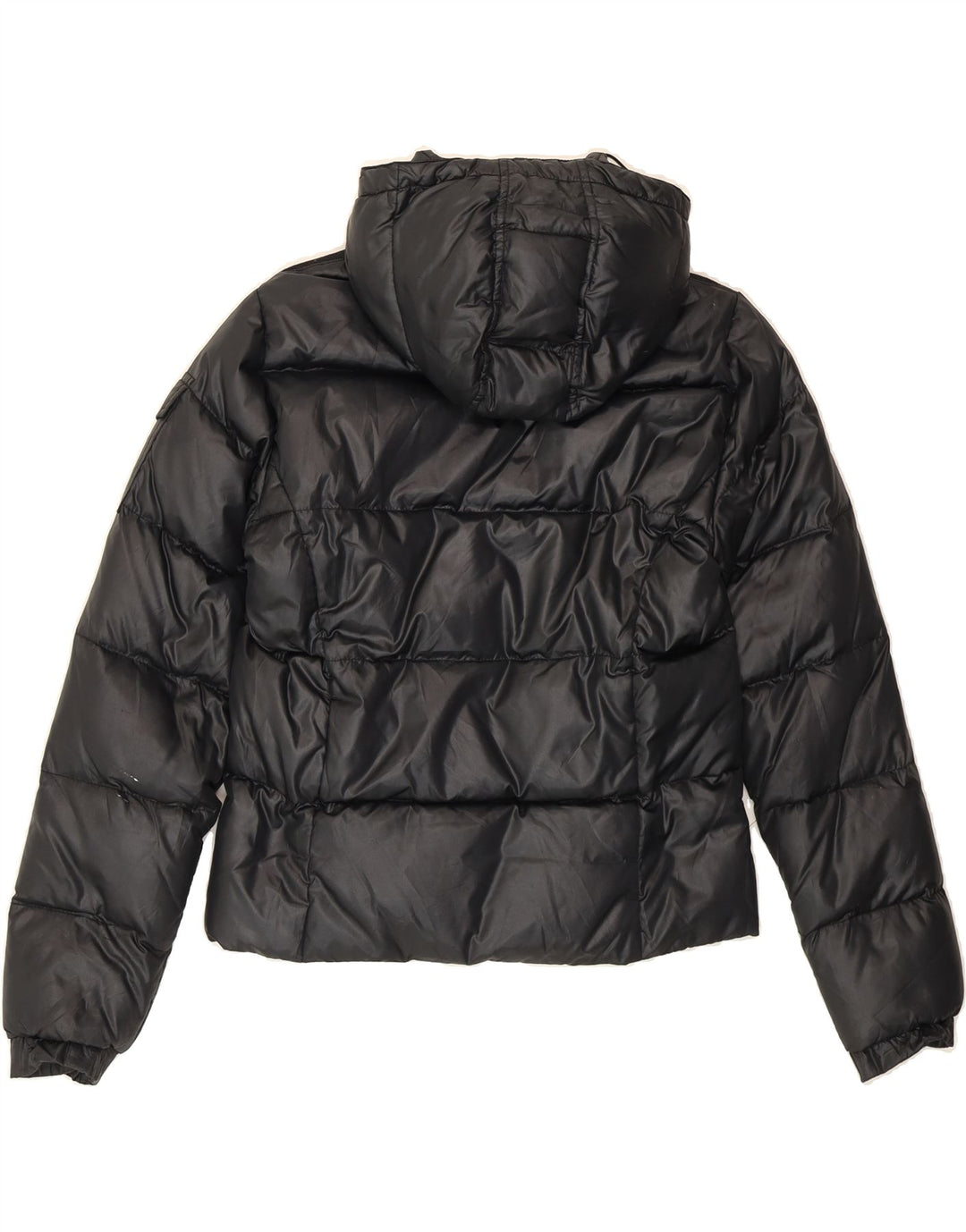 GEOX Womens Hooded Padded Jacket UK 8 Small  Black Polyamide Vintage Geox and Second-Hand Geox from Messina Hembry 