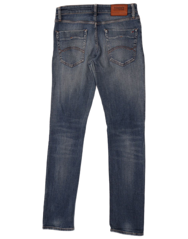Tommy Hilfiger Masculino Scanton Heritage Slim Jeans W30 L34 Azul Algodão