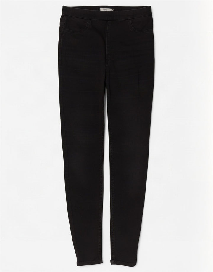 Calça jeans feminina Marks & Spencer UK 12 médio W30 L29 algodão preto