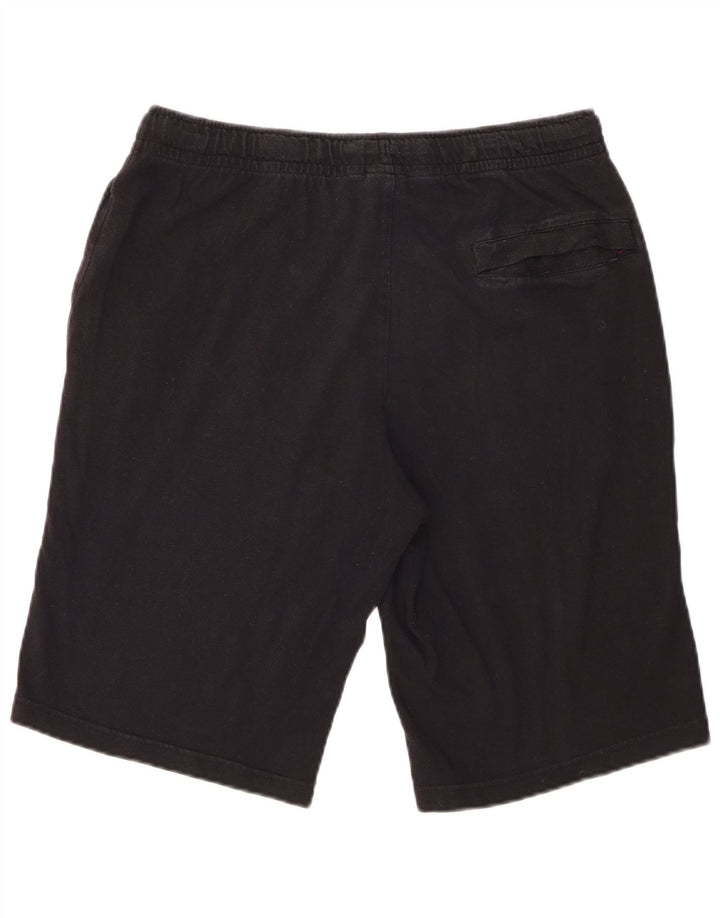 Shorts esportivos masculinos Nike grandes de algodão preto
