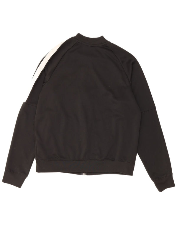 Nike Mens Tracksuit Top Jacket Medium Black Colourblock Polyester