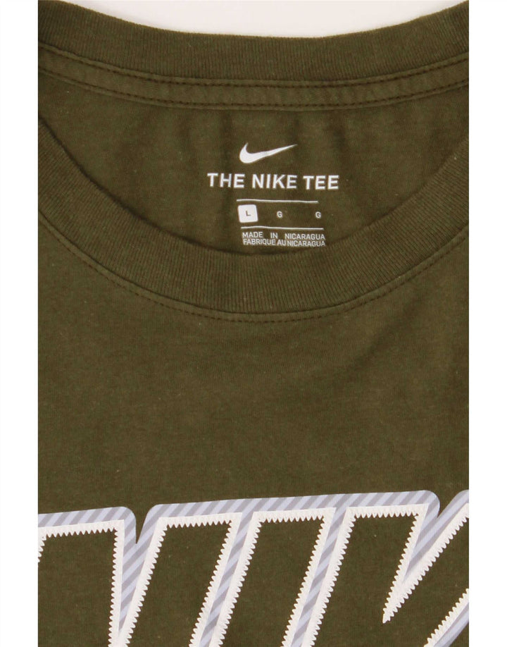 Camiseta Nike Masculina Graphic Top Grande Verde
