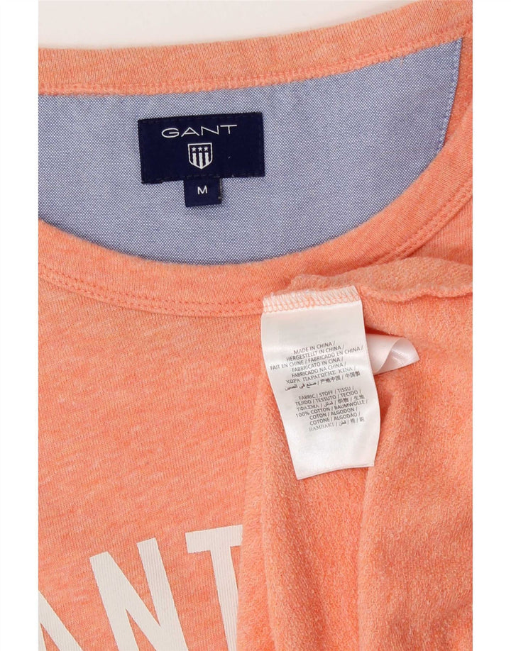 Gant moletom masculino gráfico jumper médio algodão rosa