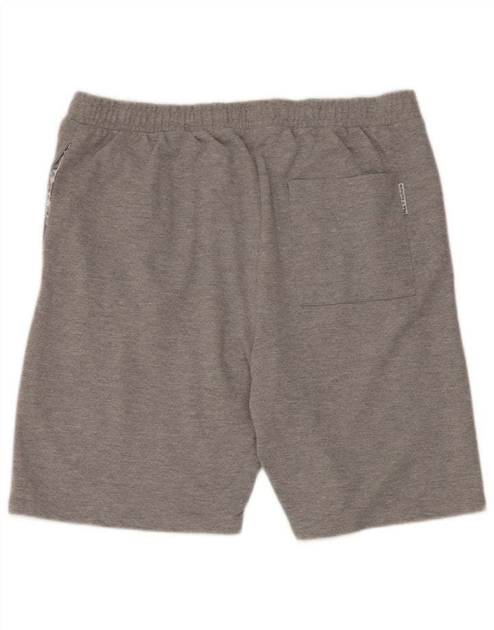 Fila Mens Graphic Sport Shorts Grande Algodão Cinza