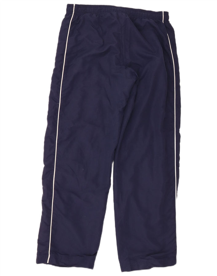 Fila Mens Graphic Calças de treino grande poliéster azul marinho