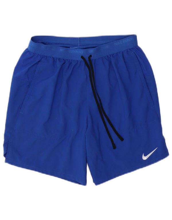 Nike Mens Dri Fit Graphic Sport Shorts Pequeno Azul Poliéster