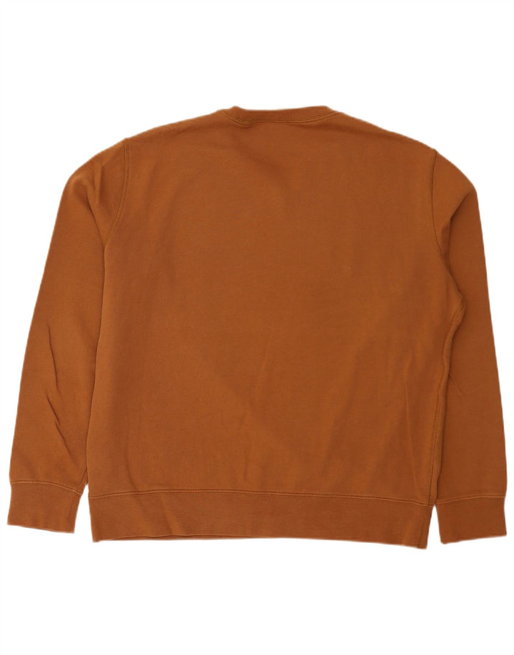Suéter masculino Marks & Spencer grande algodão marrom