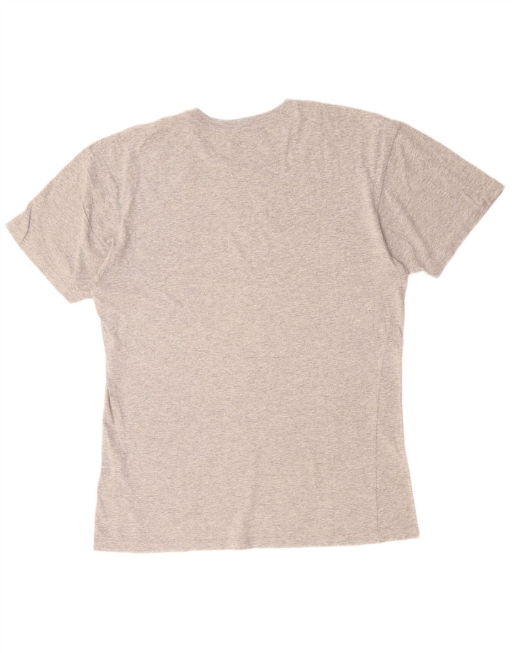 Camiseta masculina VANS Classic Fit gráfica grande algodão cinza