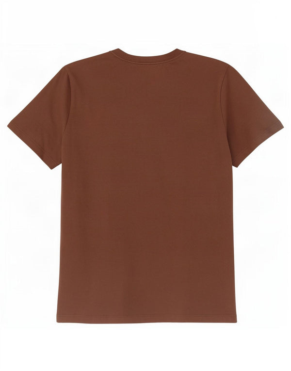 Camiseta masculina gráfica Gap Top marrom médio
