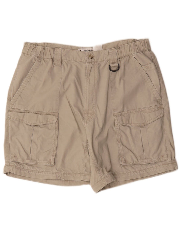 Columbia Mens Cargo Shorts W36 Grande Bege