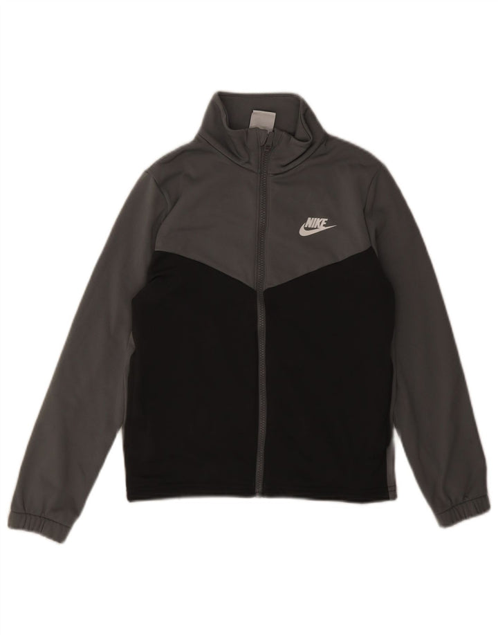 Jaqueta Nike Boys Graphic Tracksuit Top 10-11 Anos Cinza Médio Colourblock