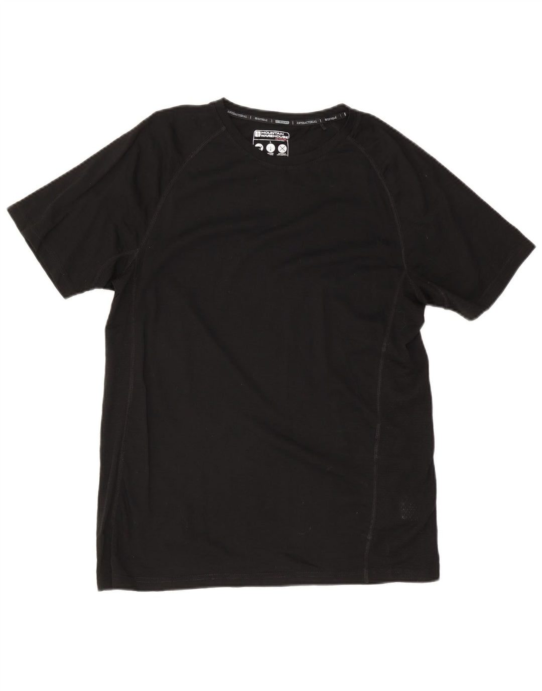 Camiseta masculina Mountain Warehouse grande lã preta