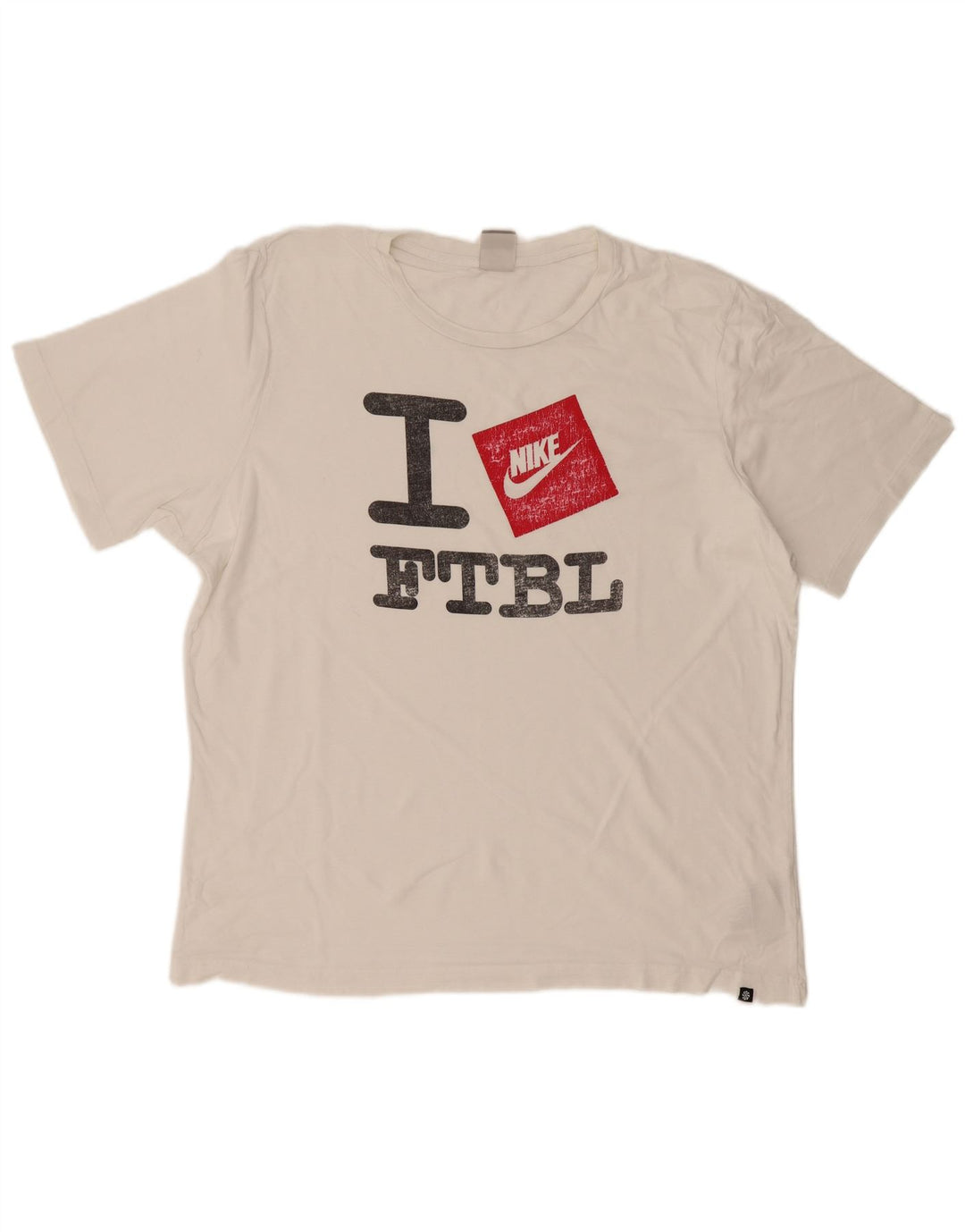 Camiseta Nike masculina gráfica Top 2XL algodão branco