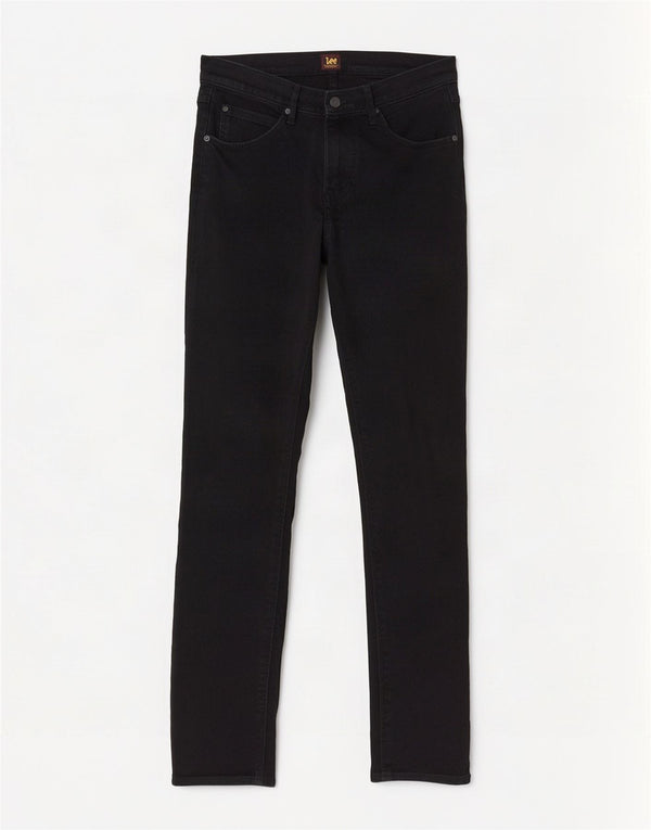 Lee Mens Luke Slim Tapered Jeans W34 L30 Algodão Preto