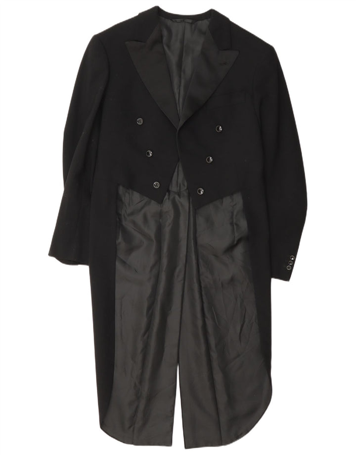 Jaqueta Blazer Masculina Vintage UK 36 Pequena Preta
