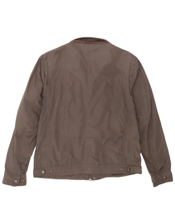 Jaqueta bomber masculina Geox UK 46 3XL poliéster cinza