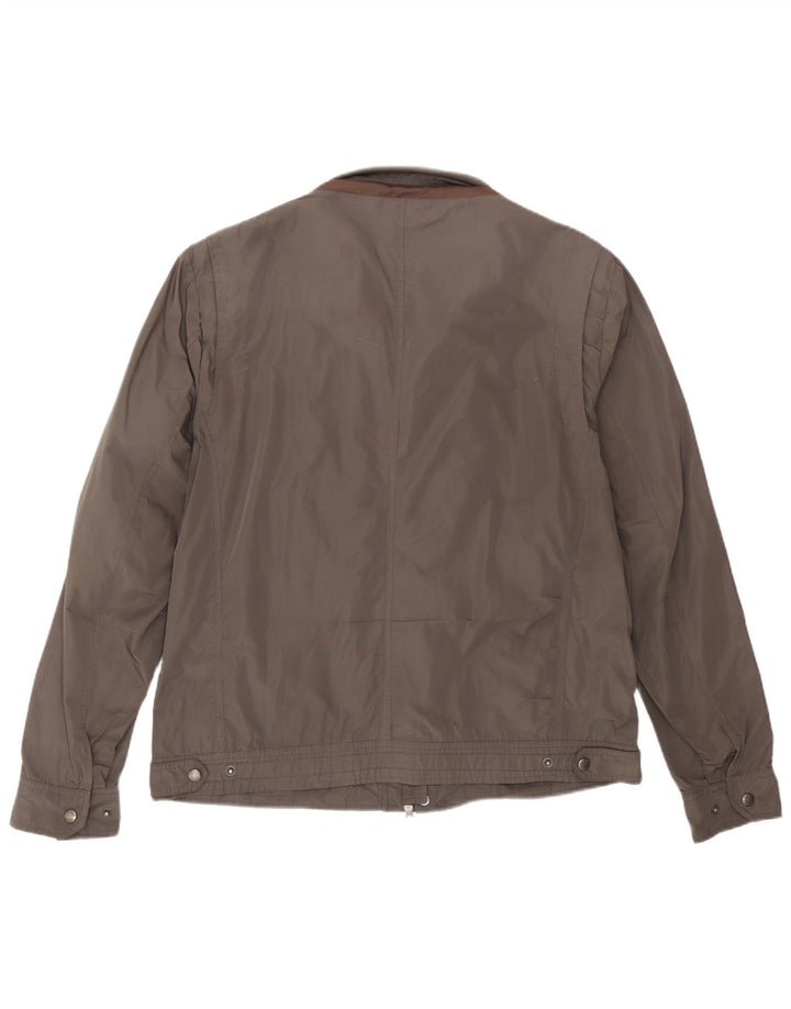 Jaqueta bomber masculina Geox UK 46 3XL poliéster cinza