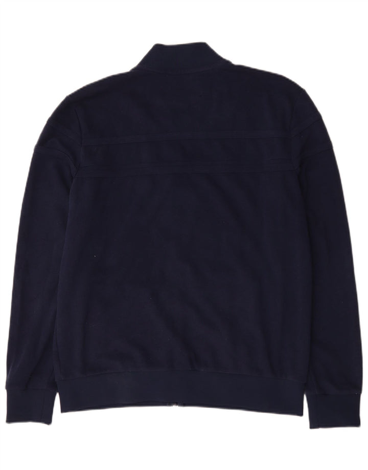 Fila Mens Tracksuit Top Jacket Grande Algodão Azul Marinho