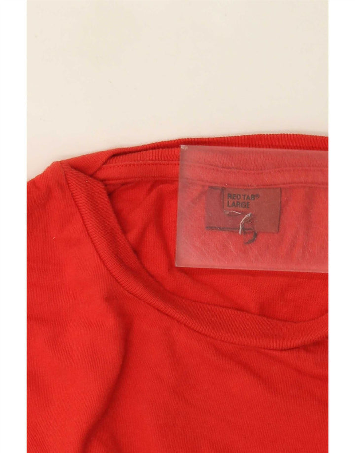 Camiseta feminina gráfica Levi's UK 16 grande vermelha