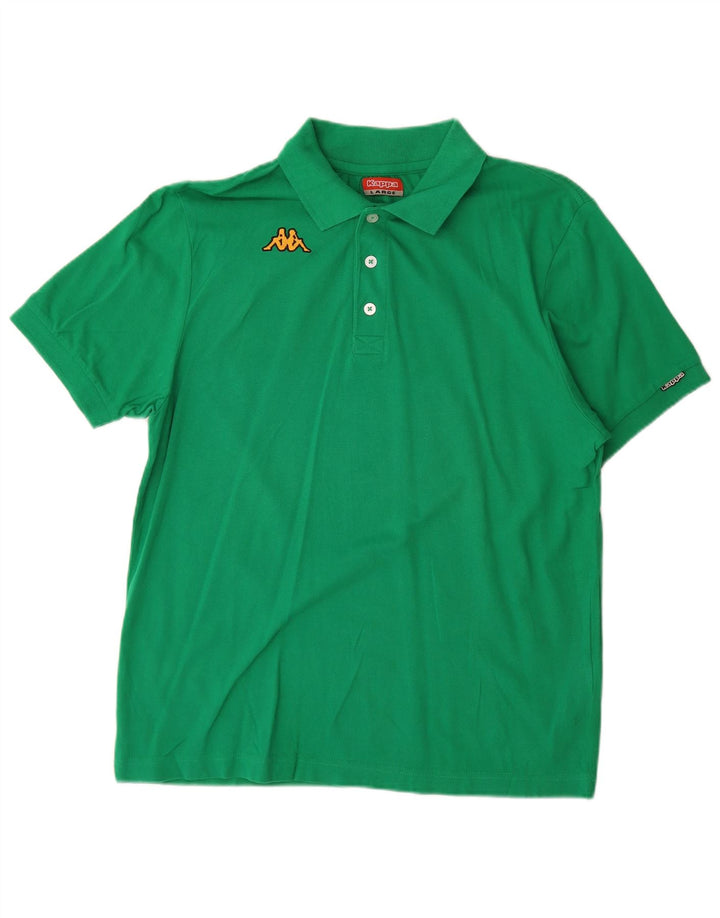 Camisa polo masculina KAPPA grande verde